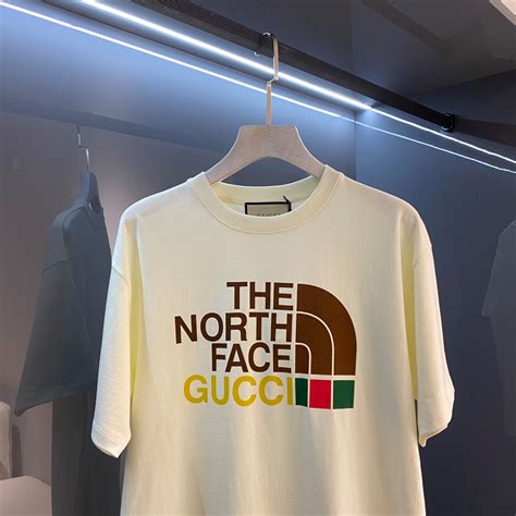 the north face gucci white shirt|north face Gucci for sale.